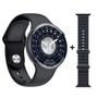 Imagem de Relógio Inteligente Feminino Masculino Smartwatch W28 PRO Redondo + Pulseira Silicone Ocean 