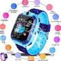 Imagem de Relógio Inteligente Infantil Criança Rastreador Localizador C/câmera Anti-lost Sos Smartwatch AZUL F