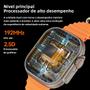 Imagem de Relógio Inteligente Presente Amigo Secreto Smartwatch Laranja Seie 9 Para Android E IOS Masculino E Femenino