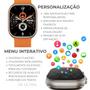 Imagem de Relógio Inteligente S9 Ultra 2024  Smartwatch com NFC, Monitoramento de Saúde, GPS, Android e iOS  Masculino e Feminino