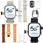 Imagem de Relógio Inteligente Smart Watch Ultra 3 AI 5G Chip Nfc Gps ChatGpt Responde Mensagem Android iOS