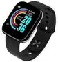 Imagem de Relogio Inteligente Smartwatch bluetooth  preto pulseira de silicone - Y68