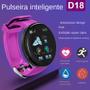 Imagem de Relógio Inteligente Smartwatch D18 com Frequência Cardíaca, Contagem de Passos