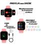 Imagem de Relogio Inteligente Smartwatch Feminino Compatível  iPhone Android Envio Imediato