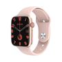 Imagem de Relógio Inteligente Smartwatch Feminino Masculino W99+ Plus Series 9 Rose Gold + 2 Pulseiras Película ChatGPT Tela Amoled Lançamento