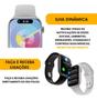 Imagem de Relógio inteligente Smartwatch Rosa W10 X Lançamento com 2 pulseiras Esportivo para Android e iOs Masculino e Feminino