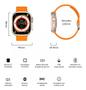 Imagem de Relogio Inteligente Smartwatch S18 Ultra Laranja Nfc Prova D'água