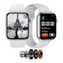 Imagem de Relógio inteligente smartwatch s8 branco troca pulseira ligações  android e ios