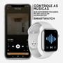 Imagem de Relógio inteligente smartwatch s8 branco troca pulseira ligações  android e ios