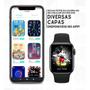 Imagem de Relógio inteligente smartwatch s8 troca pulseira ligações  android e ios 