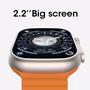Imagem de Relógio Inteligente Smartwatch Ultra 9 Microwear 49mm - Pulseira Laranja - TOP 2023