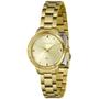 Imagem de Relogio Lince Feminino Dourado minimalista cravejado com pedrinhas strass moderno luxo sofisticado LRG4814L34 C1KX