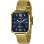 Imagem de Relógio Lince Masculino Ref: Mqgh213l34 D2kx Retangular Mesh Dourado