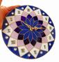 Imagem de Relógio Mandala Violeta e Azul 25cm