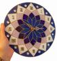 Imagem de Relógio Mandala Violeta e Azul 25cm