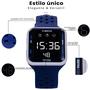 Imagem de Relógio Masculino Digital X-Watch Azul Silicone Original Prova D'água Garantia 1 ano