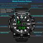 Imagem de Relógio Masculino Esportivo Militar Digital Yikaze 1545 Black