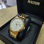 Imagem de Relógio Masculino Magnum Dourado MA34610H