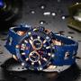 Imagem de Relógio masculino militar esportivo (impermeável, luminoso, multifuncional, calendário) relógio masculino com pulseira d