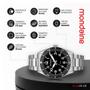 Imagem de Relógio Masculino Mondaine Prata Aço Mostrador Preto Original Resistente à Água 32548G0MVNE1