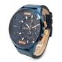 Imagem de Relógio Masculino Orient Azul Pulseira Couro MASCT001 D2SX