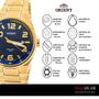 Imagem de Relógio Masculino Orient Sport Dourado Original Prova D'água Garantia 1 ano 