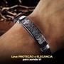Imagem de relogio masculino preto aço + pulseira + cordao crucifixo robusto ponteiro prateado pesado original prata black piano
