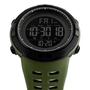 Imagem de Relógio Masculino Skmei Digital Esportivo 1251 Preto e Verde  Cronômetro, Calendário, Luz Verde, Resistente à Água 5ATM