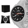 Imagem de Relogio Masculino Technos Analogico Aço Inoxidavel Prata Racer Sport Original Resistente a Agua 1 Ano de Garantia RT2117LCYS1R