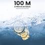 Imagem de Relógio Masculino Technos Dourado Cronógrafo Social Original Prova D'água Garantia 1 ano RTJS15END1D