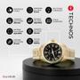 Imagem de Relogio Masculino Technos Executive Analogico Aço Inoxidavel Dourado Original Resistente a Agua 1 Ano de Garantia 2417AA1P