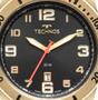 Imagem de Relogio masculino technos racer dourado fundo preto 2115NBP/1P original