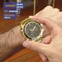 Imagem de Relógio Masculino Tuguir Anadigi Dourado 1 Ano de Garantia