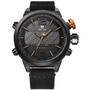 Imagem de Relógio Masculino Weide Anadigi Wh-6101 - Preto E Laranja