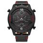 Imagem de Relógio Masculino Weide Anadigi Wh6401B - Preto E Vermelho