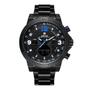 Imagem de Relógio Masculino Weide AnaDigi WH6908B Preto e Azul