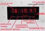 Imagem de Relógio Mesa Despertador Digital Led Calendário Termômetro