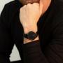 Imagem de Relógio Minimalista Masculino Couro Preto Saint Germain Murray Full Black 40mm