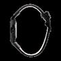 Imagem de Relógio Minimalista Masculino Couro Preto Saint Germain Murray Full Black 40mm