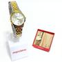 Imagem de Relógio Mondaine Feminino Analógico Kit Semijoia 32720LPMKBE3K1