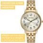 Imagem de Relógio Mondaine Feminino Dourado Original Luxo Prova Dágua