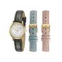 Imagem de Relogio Mondaine Feminino dourado troca 3 pulseiras de couro 83485LPMKDH1