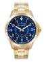 Imagem de Relógio Mondaine Masculino Casual Dourado Mostrador Azul 99679GPMVDE1