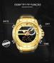 Imagem de Relógio Naviforce 9163 Dourado Luxo + Caixa Original