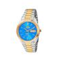 Imagem de Relógio Oremte Duplo Calendario Prova D Agua Masculino Pulseira Mista Dourado/Prata