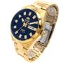 Imagem de Relógio ORIENT automático dourado azul 469GP076F D1KX