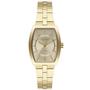 Imagem de Relogio Orient feminino dourado quadrado classico retangular aço inox LGSS0059 C1KX
