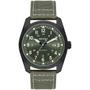 Imagem de Relogio Orient Masculino SOLAR verde caixa preta com calendario pulseira em nylon MPSN1004 E2EB