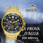 Imagem de Relógio Orient SolarTech Dourado Masculino 45,5mm