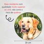 Imagem de Relogio Parede Decorativo Cachorro Labrador Presente Decorar Sala Quarto Cozinha Petshop 30cm